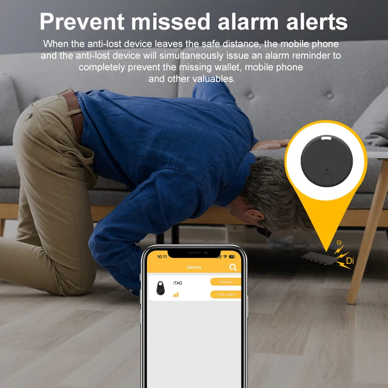Mini Bluetooth Anti-Lost Tracker – Pets, Keys & Bags