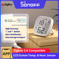 SONOFF SNZB-02D Zigbee LCD Smart Temperature Humidity Sensor Hygrometer Thermometer Works with Alexa Google Home via Zigbee Hub